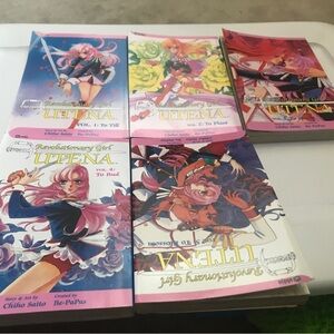 Revolutionary Girl Utena Manga 1-5 by Chiho Saito, Shojo Manga, Viz